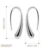 925 Silver Droplet Earrings for Women
