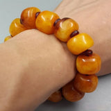 Beeswax Necklace Barrel Bead Universal Bracelet Chicken Oil Yellow Amber