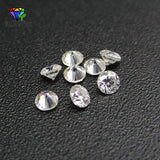 D Moissanites 1.0~6.5mm Round Star Cut Loose Moissanites Stone