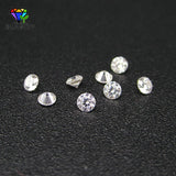 D Moissanites 1.0~6.5mm Round Star Cut Loose Moissanites Stone