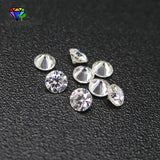 D Moissanites 1.0~6.5mm Round Star Cut Loose Moissanites Stone