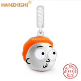 925 Silver Cartoon Boy Charm for Bracelet Making