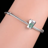 925 Sterling Silver LOVE COFFEE Cup Charm Beads for Jewelry Making
