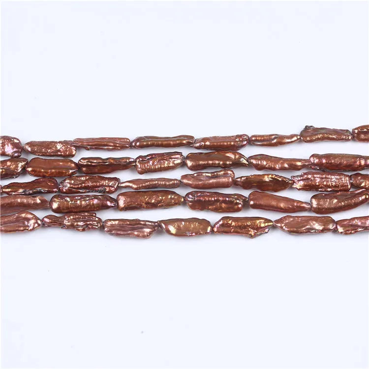 Freshwater Biwa Pearl Strand 8-10mm Natural Shape