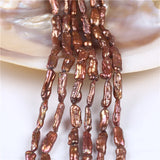 Freshwater Biwa Pearl Strand 8-10mm Natural Shape
