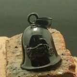 Men 316L Stainless Polishing Motorcycle Bell Pendant