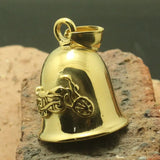 316L Stainless Polishing Motorcycle Bell Pendant For Rider