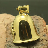316L Stainless Polishing Motorcycle Bell Pendant For Rider