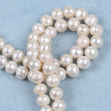 Potato Shape 9-10mm Freshwater Pearl Beads Necklace Making