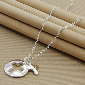 925 Sterling Silver Cross Pendant Necklace for Women Men