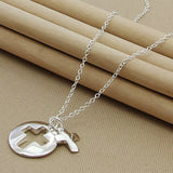 925 Sterling Silver Cross Pendant Necklace for Women Men