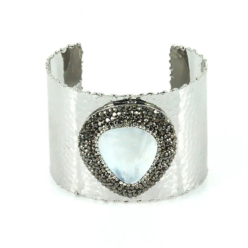 Shell Pearl Two Bangle Women Bohemia Jewelry Gift