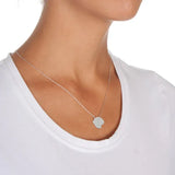 Pug Necklace Silver Plated Dog Pendant