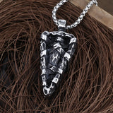 Punk Rock Gothic Skull Pendant Necklace Chain Man Gift