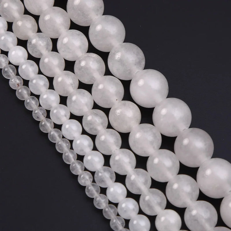 Purple Red Jades Natural Stone Beads Round Loose Spacer Beads 4-12mm