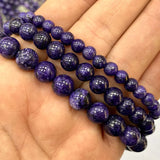 Purple Charoite Round Gem Stone Beads 6/8/10MM