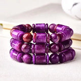 Purple Dragon Crystal Bracelet Bucket Beads Jewelry