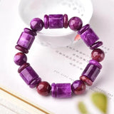 Purple Dragon Crystal Bracelet Bucket Beads Jewelry