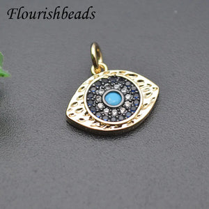 10pcs Evil Eye Charm Rhinestone DIY Jewelry Findings