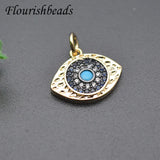 10pcs Evil Eye Charm Rhinestone DIY Jewelry Findings
