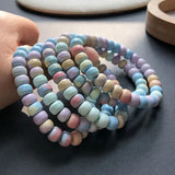 Rainbow Stone Bracelet Crystal Candy Hand Row Women Boys Gift Wrist Jewelry