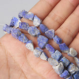 Lapis Lazuli Beads Freeform Loose Minerals Stone Bead 7-11mm