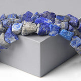 Lapis Lazuli Beads Freeform Loose Minerals Stone Bead 7-11mm
