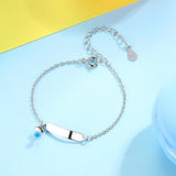 925 Silver Children Bracelet Engrave Name Birthday Gift