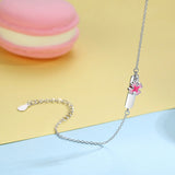 925 Silver Children Bracelet Engrave Name Birthday Gift
