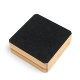 Bamboo Wood Jewellery Box Pendant Necklace Ring Gift Display Case
