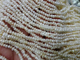 Real Pearl Bead 2x4mm 15'' Natural Freshwater Pearl Real Pearl Bead Loose Beads