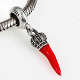 Red Pepper 925 Silver Pendant Dangle Charms Direct Sales