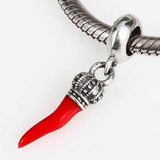 Red Pepper 925 Silver Pendant Dangle Charms Direct Sales