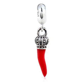 Red Pepper 925 Silver Pendant Dangle Charms Direct Sales