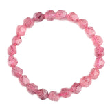 Red Strawberry Natural Crystal Bracelet Beauty for Women Girl