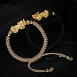 Red String 999 Silver Pixiu 3D Bracelet For Kids