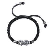 Red String 999 Silver Pixiu 3D Bracelet For Kids