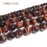 Red Tiger Eye Natural Stone Round Beads 4/6/8/10/12 mm