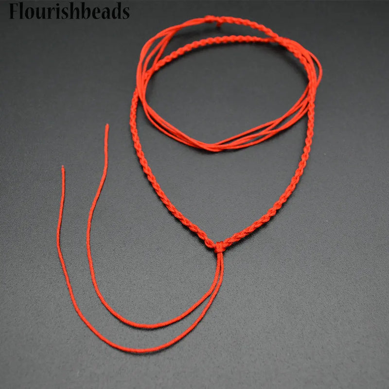 Red & Coffee Rope Necklace Chains 100pc