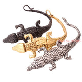 Stainless Steel Crocodile Bracelet Bangle Cuff For Men