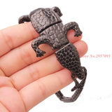 Stainless Steel Crocodile Bracelet Bangle Cuff For Men