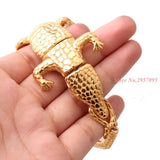Stainless Steel Crocodile Bracelet Bangle Cuff For Men