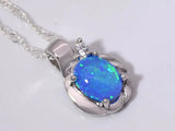 Fire Opal Stone Pendant for Women