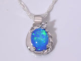 Fire Opal Stone Pendant for Women