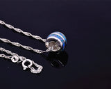 Fine Brown Fire Opal Stone Sliver Pendant for Women