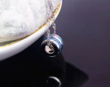 Fine Brown Fire Opal Stone Sliver Pendant for Women
