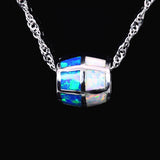 Multicolour Fire Opal Sliver Pendant for Women