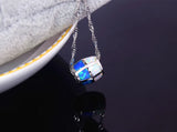 Multicolour Fire Opal Sliver Pendant for Women