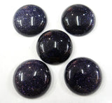 Natural Tiger Eye Stone 25mm Cabochons for DIY Jewelry Making 20pcs