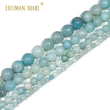 Amazonite Natural Stone Round Beads 4/6/8/10/12mm Strand 15.5''